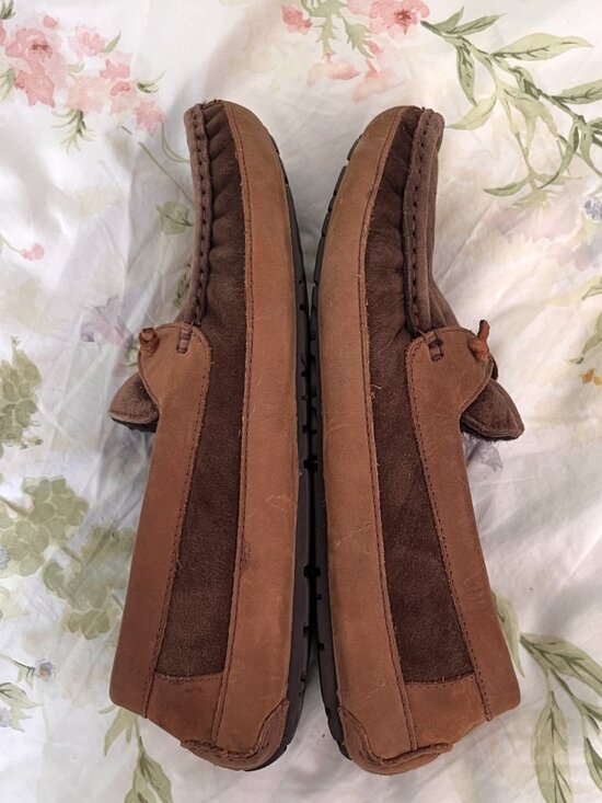 Ugg Sheepskin Lined Suede Slipper main image 7